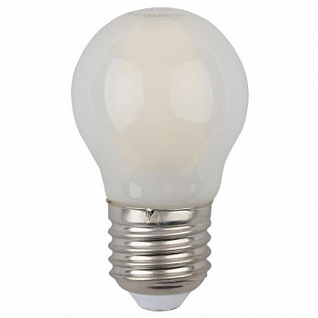 ЭРА Б0027932 Светодиодная лампа шарик матовый F-LED P45-5w-840-E27 frozed