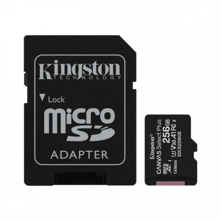 Micro SecureDigital 256Gb Kingston SDCS2/256GB {MicroSDXC Class 10 UHS-I, SD adapter}