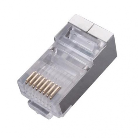 Коннектор RJ-45 NEOMAX [NM-RJ45-8P8C-S5E-102] Cat.5E, STP, универсальные ножи, 8P8C, 100 шт.