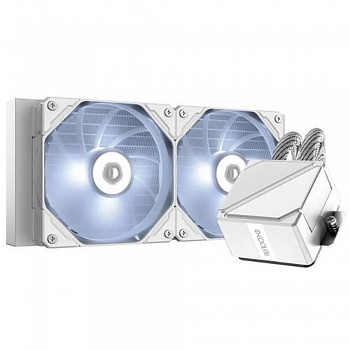 Система водяного охлаждения ID-Cooling Dashflow 240 Basic White 1150/1155/S1156/1151/1200/1700, AM4/AM5