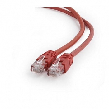Cablexpert Патч-корд UTP  PP6U-0.5M/R кат.6, 0.5м, литой, многожильный (красный)