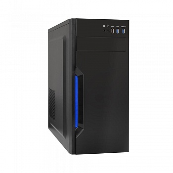 Exegate EX283075RUS Корпус Miditower ExeGate XP-333U Black, ATX, <без БП>, 1*USB+2*USB3.0, Audio
