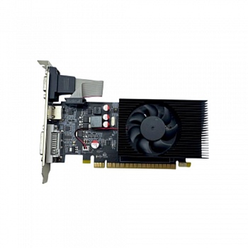 Видеокарта CBR GT730 2Gb DDR3, 128bit, 700Mhz, 1*HDMI + 1*DVI + 1*VGA, 49W, Ret [VGA-STX730-2G-RTL]