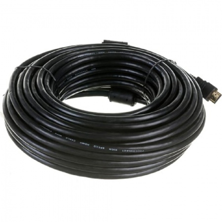 Proconnect (17-6110-6) Кабель HDMI - HDMI 2.0, 20м, Gold (Zip Lock пакет)