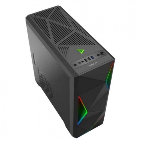 Zircon Корпус Ares без БП (Midi Tower, Micro-ATX, Black, 1*USB3.0+2*USB2.0)