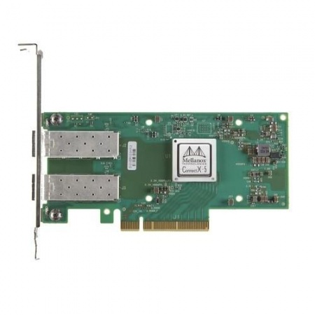 Mellanox MCX512A-ACAT ConnectX®-5 EN network interface card, 25GbE dual-port SFP28, PCIe3.0 x8, tall bracket, ROHS R6