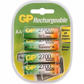 GP 270AAHC-2DECRC4  (4 шт. в уп-ке)  аккумулятор