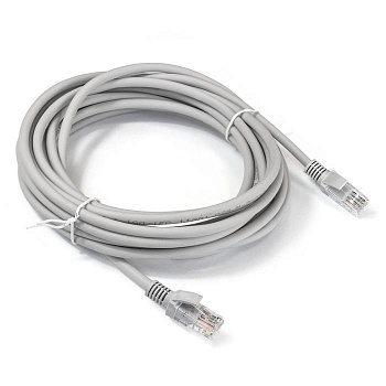 Exegate EX290421RUS Патч-корд LSZH ExeGate UTP-RJ45-RJ45-5e-7M-LSZH-GY, UTP, cat.5e, 7м, серый