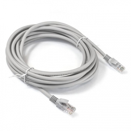 Exegate EX290421RUS Патч-корд LSZH ExeGate UTP-RJ45-RJ45-5e-7M-LSZH-GY, UTP, cat.5e, 7м, серый