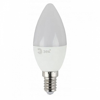 ЭРА Б0027970 Лампочка светодиодная STD LED B35-9W-840-E14 E14 / Е14 9Вт свеча нейтральный белый  свет