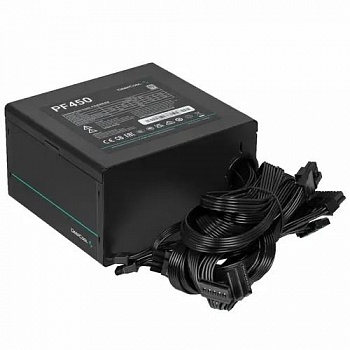 Блок питания Deepcool ATX 450W PF450 80 PLUS  (20+4pin) APFC 120mm fan 6xSATA RTL