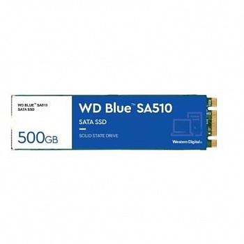 Western Digital SSD Blue SA510 500Gb M2.2280  SATA III WDS500G3B0B, 1 year