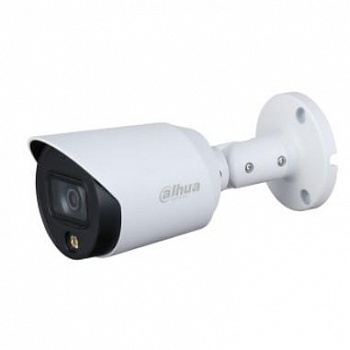 DAHUA DH-HAC-HFW1239TP-A-LED-0280B-S2 Уличная цилиндрическая HDCVI-видеокамера Full-color Starlight 2Мп, 1/2.8” CMOS, объектив 2.8мм, LED 20м, IP67, корпус: металл, пластик