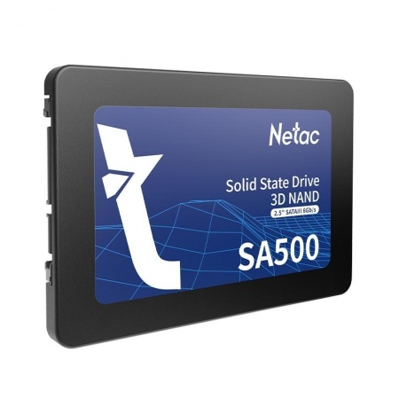 Накопитель SSD Netac SATA III 120Gb NT01SA500-120-S3X SA500 2.5"