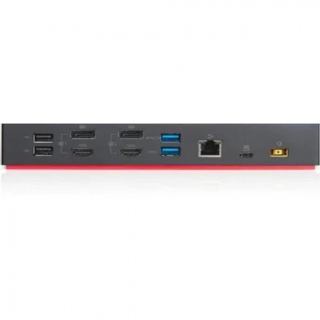 Lenovo [40AF0135CN] ThinkPad Hybrid USB-C With USB-A Dock (1xEthernet,2x DP,2x HDMI,1xUSB-C( Data,5V/3A power),3xUSB3.1G2(10Gbps,1always-on),2xUSB2.0,1x3.5mmStereo/MicCP,Monitors:2,IP135W/OP95W)