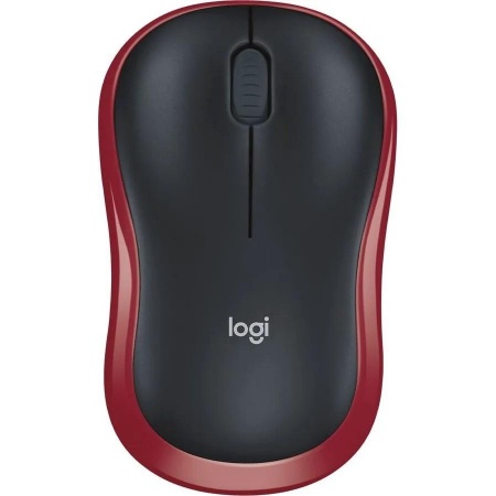 Мышь Logitech Wireless M185 <USB, Red, Retail> 910-002237