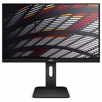 LCD AOC 23.8" 24P1 черный {IPS 1920x1080@60Hz 5ms 178/178 250cd 1000:1 Frameless HDMI(1.4) DisplayPort(1.2) DVI D-Sub USB3.0x4 AudioOut 2Wx2 Pivot}