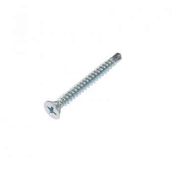 Rexant KR-01-3722-0013 Саморез оконный KRANZ сверло, 3.9х35, белый цинк, короб (500 шт./уп.)