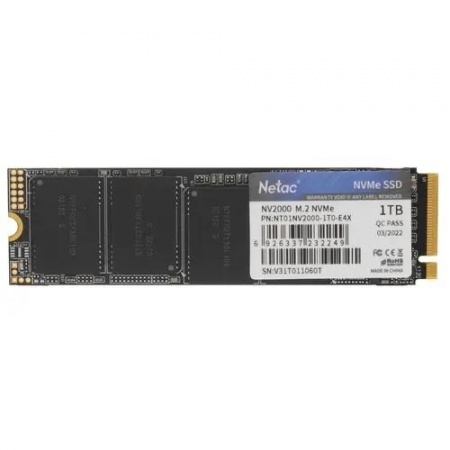 SSD Netac NV2000 PCIe 3 x4 M.2 2280 NVMe 3D NAND SSD 1TB NT01NV2000-1T0-E4X