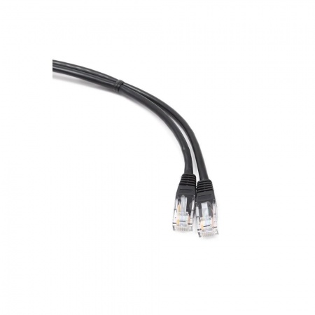 Cablexpert Патч-корд UTP PP12-1M/BK кат.5, 1м, литой, многожильный (черный)