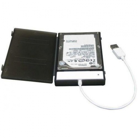 AgeStar SUBCP1 (BLACK) Корпус Black / Пластик / USB 2.0 / SATA Внешний бокс HDD/SSD 2.5