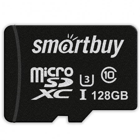 Micro SecureDigital 128GB Smartbuy U3 V30 A1 Advanced R/W up to 90/55 с адапт (SB128GBSDU1A-AD)