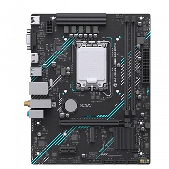 MS-H610M 666 WIFI6 (Socket 1700, mATX, 2*DDR4, VGA+HDMI, 4*SATA3, 1*M.2, 1*PCIEx16/1*PCIEx1, 3*USB2.0, 2*USB 3.2 Gen1, LAN 1*1G, Bluetooth,  Wi-Fi 802.11ax, RTL)