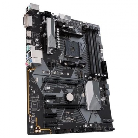 ASUS PRIME B450-PLUS RTL {Soc-AM4 AMD B450 4xDDR4 ATX AC`97 8ch(7.1) GbLAN RAID+DVI+HDM}