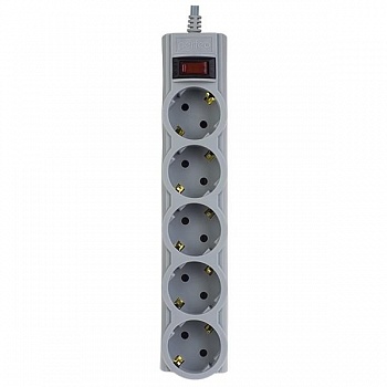 Perfeo Сетевой фильтр "POWERX", PF_A4719 (5,0м, 5 розеток, серый)