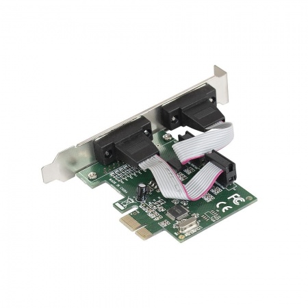 Exegate EX283706RUS Контроллер EXE-307 PCI-E, 2*COM port (OEM)