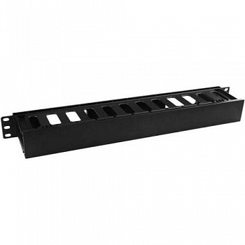 Кабельный органайзер Hyperline CM-1U-D75-PL-COV 1U шир.:19" глуб.:75мм