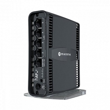 mikroTik hAP ax2 C52iG-5HaxD2HaxD-TC Маршрутизатор WIFI6, 2.4+5Ghz, 5RJ45 1Gbit, 1 POE