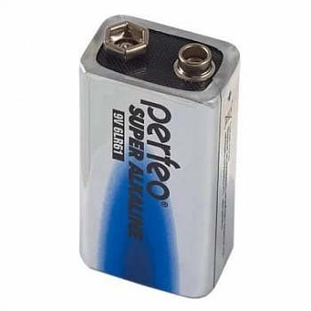 Perfeo 6LR61/1SH(BL) Super Alkaline  (1 шт. в уп-ке)