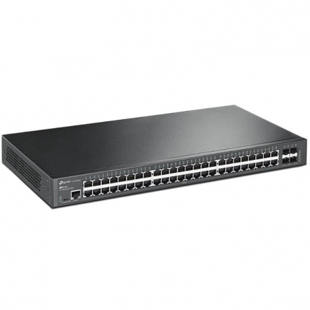 TP-Link SG3452X Управляемый коммутатор JetStream уровня 2+ с 48 гигабитными портами RJ45 и 4 портами SFP+ PROJ