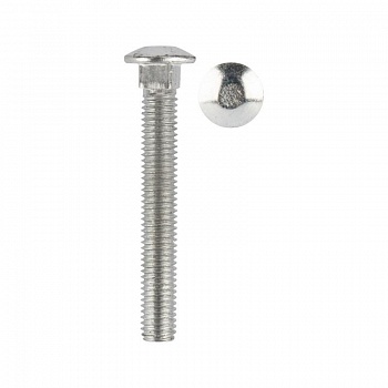 Rexant 1301-0850-4 Болт мебельный KRANZ DIN 603, 8х50,  пакет (4шт.)