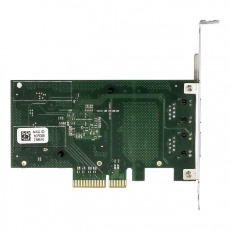 Exegate EX292506RUS Сетевой адаптер ExeGate EXE-I350-T2V2 (PCI-E x4 v2.1, порты 2xRJ45 (медные), 10/100/1000Mbps, Gigabit NIC Intel Chipset NHI350AM2)