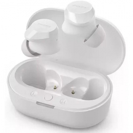 Наушники Philips TAT1209, Bluetooth, внутриканальные, белый [tat1209wt/00]