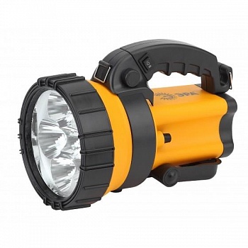 ЭРА Б0031039 Фонарь-прожектор PA-605 АЛЬФА {6х1Вт LED SMD, литий 3Ач, сигнал.св., ЗУ 220V+12V}