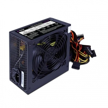 HIPER Блок питания HPB-550RGB (ATX 2.31, 550W, ActivePFC, RGB 140mm fan, Black) BOX