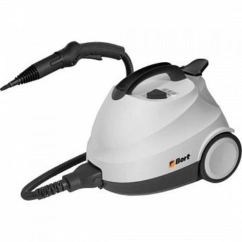 Bort Пароочиститель BDR-2700-R {Мощность 2200 Вт; Макс давление 4 бар; Постоянная подача пара 45 г/мин; Температура пара 143 °С; Объем бачка 1200 мл; Объем бойлера 1500 мл} [93412987]