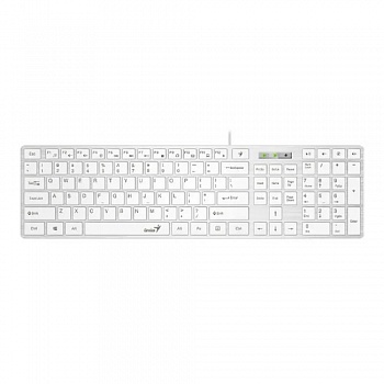 Клавиатура Genius SlimStar 126 White USB [31310017410]