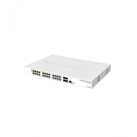 MikroTik CRS328-24P-4S+RM Коммутатор с поддержкой PoE, 802.3af/at, 4 SFP/SFP+, 24 x 1000Mbit