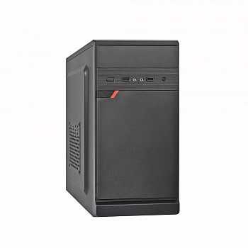 Exegate EX283056RUS Корпус Minitower ExeGate BAA-106 Black, mATX, <без БП>, 2*USB, Audio