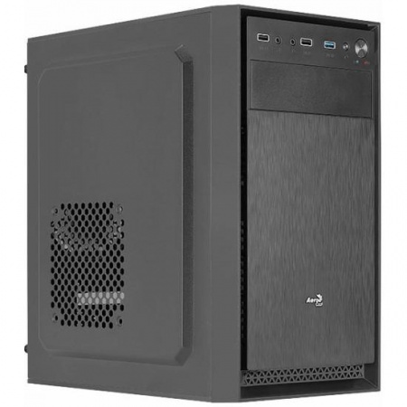 Корпус MiniTower AeroCool CS-104-S-BK-v1 black (mATX, 1xUSB3.0, 2xUSB2.0 без БП) (4710562759358)