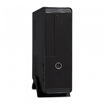 Exegate EX268698RUS Корпус MiniITX Exegate MI-209 Black, miniITX/mATX, <M300, 80mm>, 2*USB, Audio
