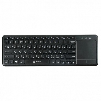Клавиатура Oklick 830ST черный USB [1011937] {Клавиатура беспроводная slim Multimedia Touch}