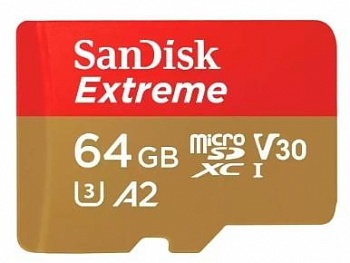 Micro SecureDigital 64Gb Sandisk Extreme (SDSQXAH-064G-GN6MN)