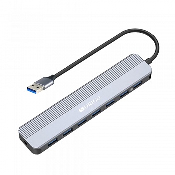 ORIGO OU2270P/A1A Концентратор USB-A с 7 портами USB 3.0 (1 порт быстрой зарядки)