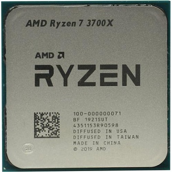 CPU AMD Ryzen 7 3700X OEM {100-000000071(А} ){3.6GHz up to 4.4GHz/8x512Kb+32Mb, 8C/16T, Matisse, 7nm, 65W, unlocked, AM4}