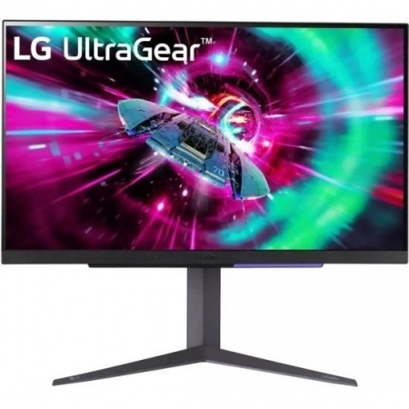 LCD LG 27" 27GR93U-B UltraGear черный {IPS 3840x2190 144Hz 1ms 400cd 2xHDMI DisplayPort HDR10 DisplayHDR400 USB} [27gr93u-b.aruz]